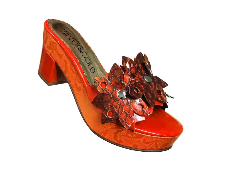 orange - 188 flower web